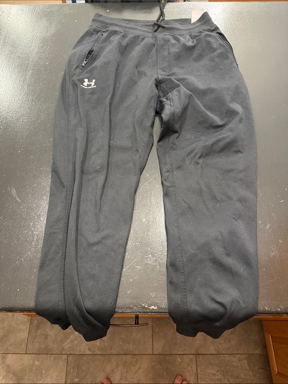 Under Armour Men's Black Jogger Sweatpants with Logo